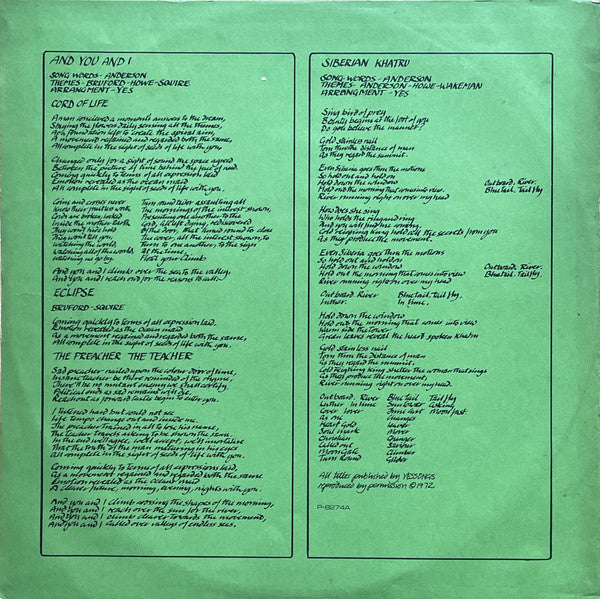 Close To The Edge = 危機