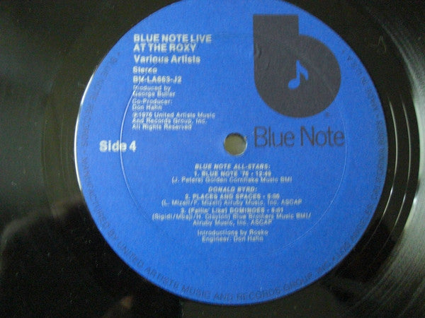 Blue Note Live At The Roxy