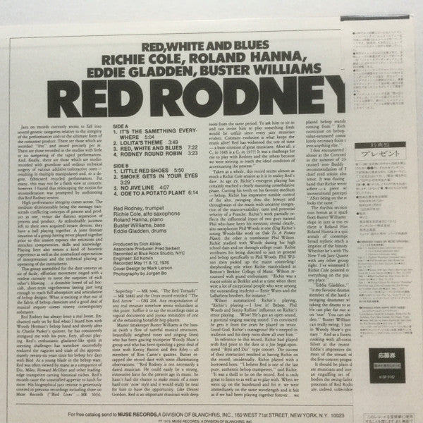 Master Release: Red, White And Blues by Red Rodney