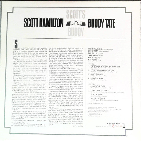 Release: Scott's Buddy-Vinyl-Japan-1981-ICJ-80201-14425130