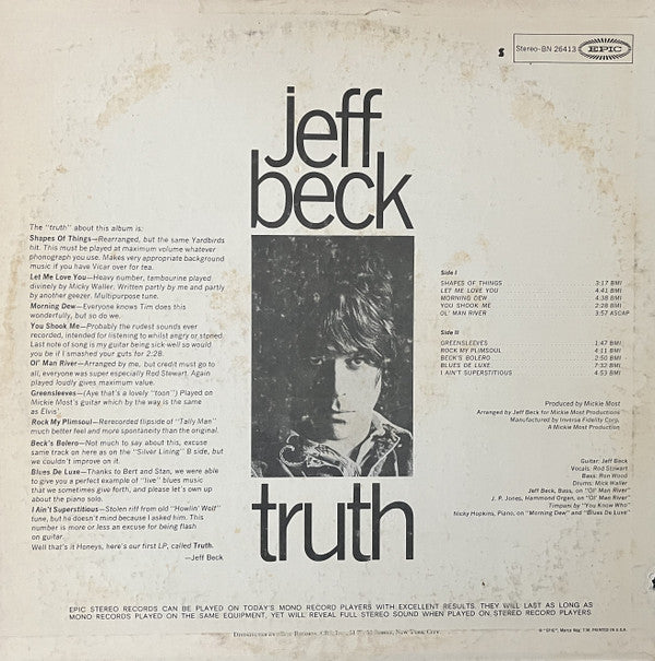 Release: Truth-Vinyl-US-1973-BN 26413-24351077