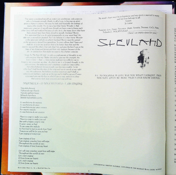 Songs In The Key Of Life