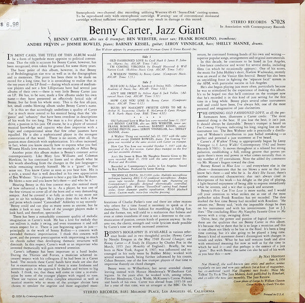 Release: Jazz Giant-Vinyl-US-None-S7028-21135154