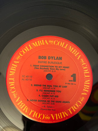 Master Release: Empire Burlesque by Bob Dylan