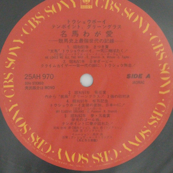 名馬わが愛 競馬史上最強世代の記録