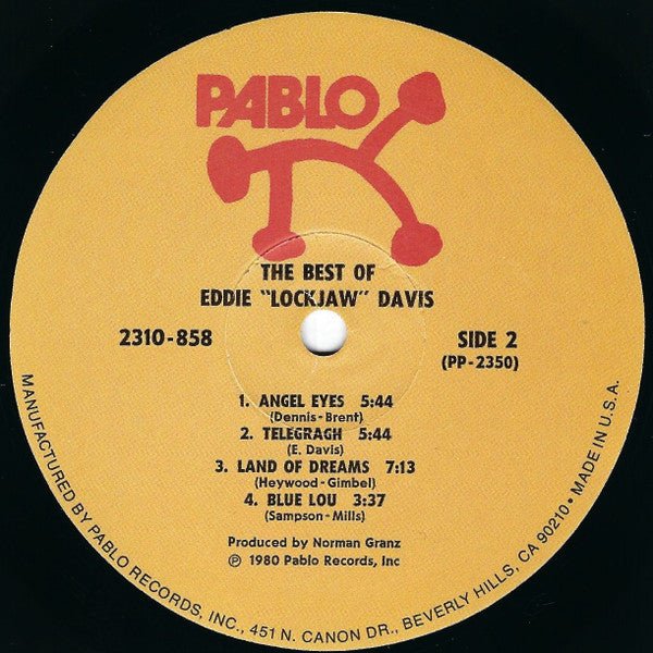 The Best Of Eddie "Lockjaw" Davis