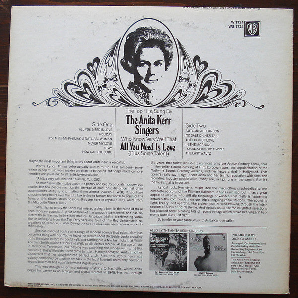 Release: All You Need Is Love-Vinyl-US-None-WS 1724-11675041