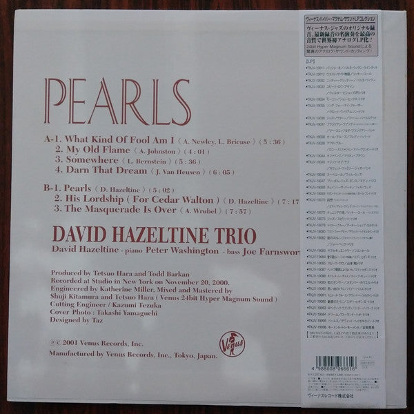 Master Release: Pearls by David Hazeltine Trio