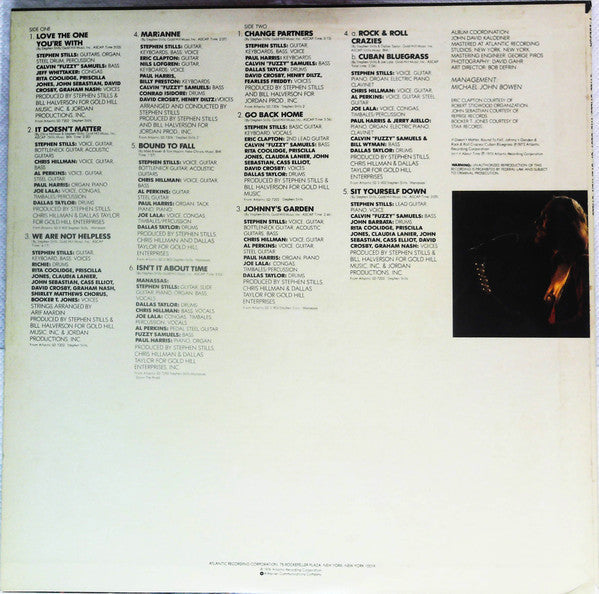 Release: Still Stills: The Best Of Stephen Stills-Vinyl-Japan-1976-P-10293A-13747716