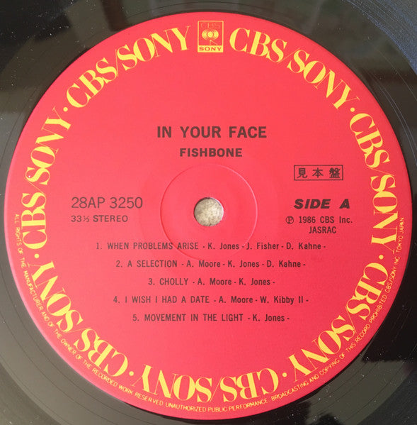 Master Release: In Your Face by Fishbone