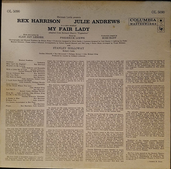 Release: My Fair Lady-Vinyl-US-1963-OL 5090-13525258