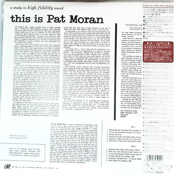 Release: This Is Pat Moran-Vinyl-Japan-1998-TKJV-19008, AFLP 1875-13994919
