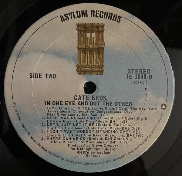 In One Eye And Out The Other