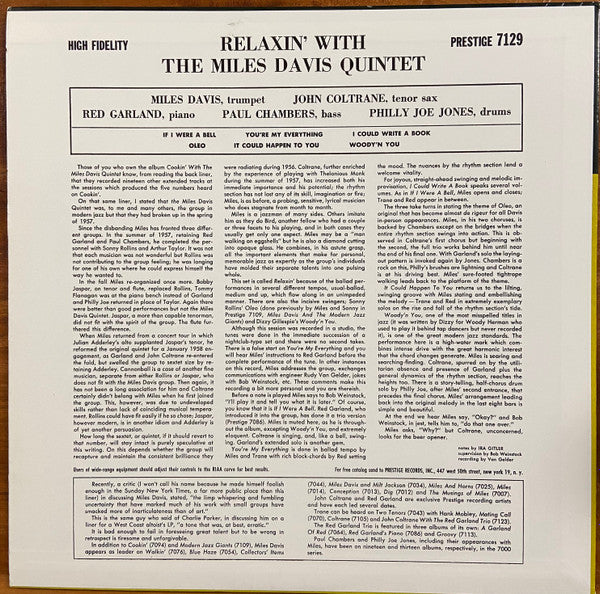 Relaxin' With The Miles Davis Quintet