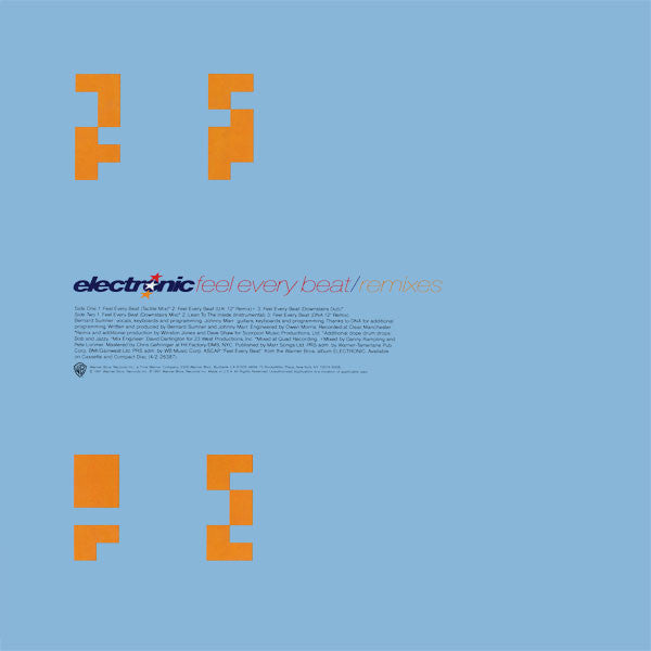 Release: Feel Every Beat-Vinyl-US-1991-9 40159-0, 0-40159-53213