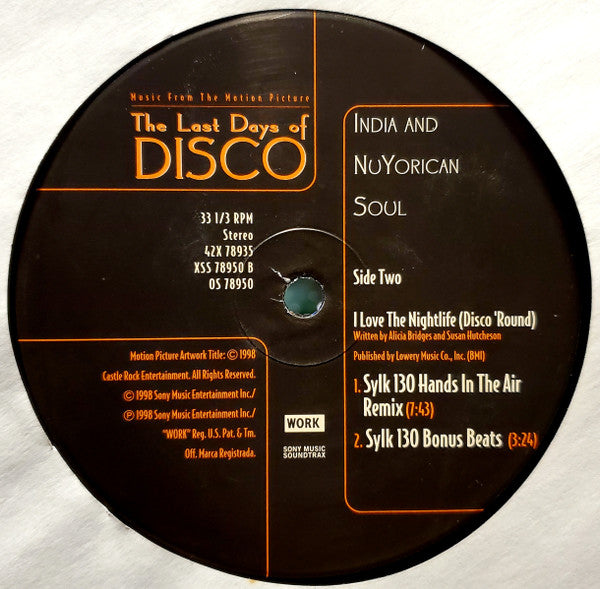I Love The Nightlife (Disco Round) - 12" Remixes