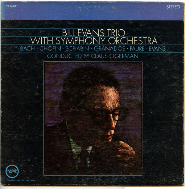 Release: Bill Evans Trio With Symphony Orchestra-Vinyl-US-1966-V6-8640-14503079