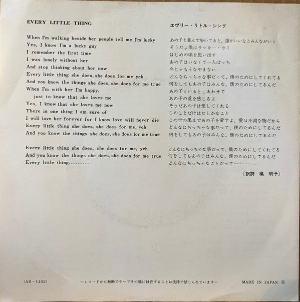 Rock And Roll Music / Every Little Thing