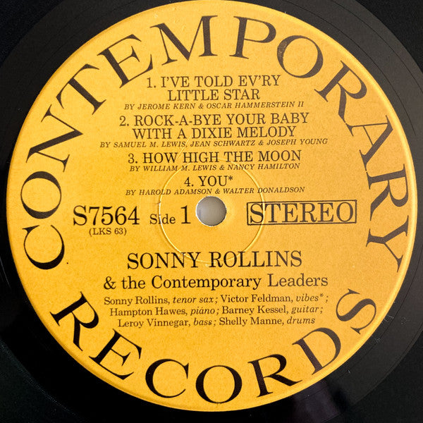 Sonny Rollins And The Contemporary Leaders