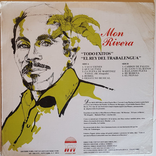 Master Release: Todo Exitos - El Rey Del Trabalengua by Mon Rivera