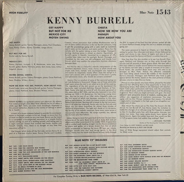 Release: Kenny Burrell-Vinyl-US-1967-BLP 1543-22105858