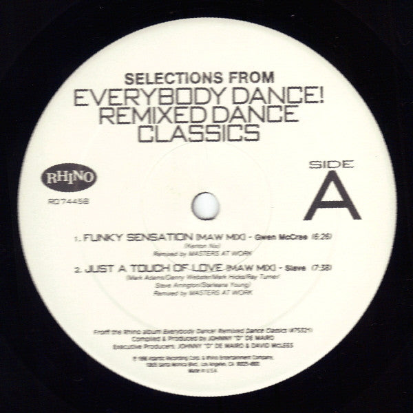 Selections From - Everybody Dance! Remixed Dance Classics