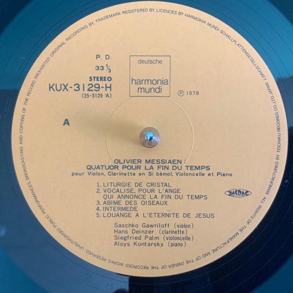Quatuor Pour La Fin Du Temps