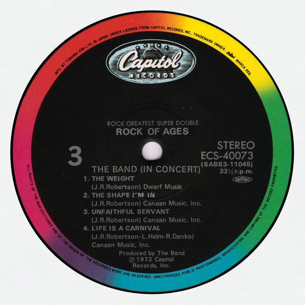 Rock Of Ages: The Band In Concert