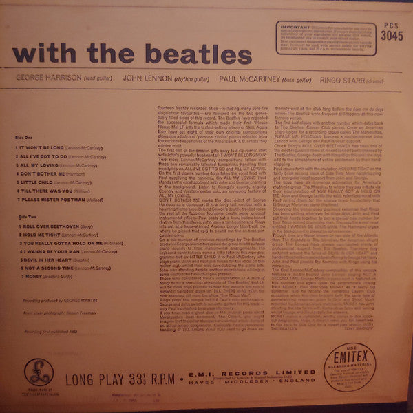 Release: With The Beatles-Vinyl-Israel-None-PCS 3045-15694970