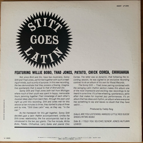 Release: Stitt Goes Latin-Vinyl-Japan-1975-YW-7505-RO-15979822