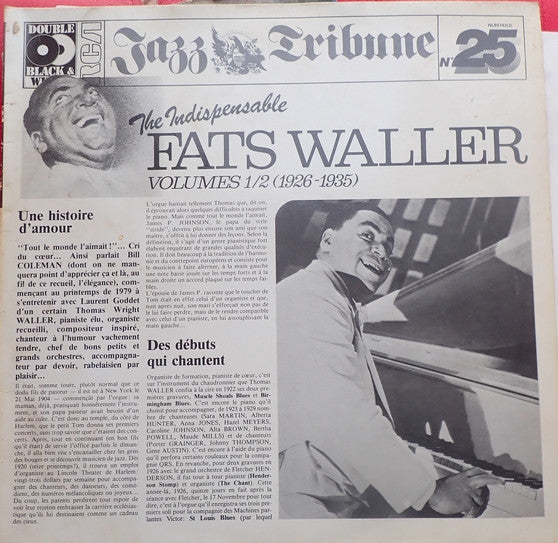 Master Release: The Indispensable Fats Waller - Volumes 1/2 (1926-1935) by Fats Waller