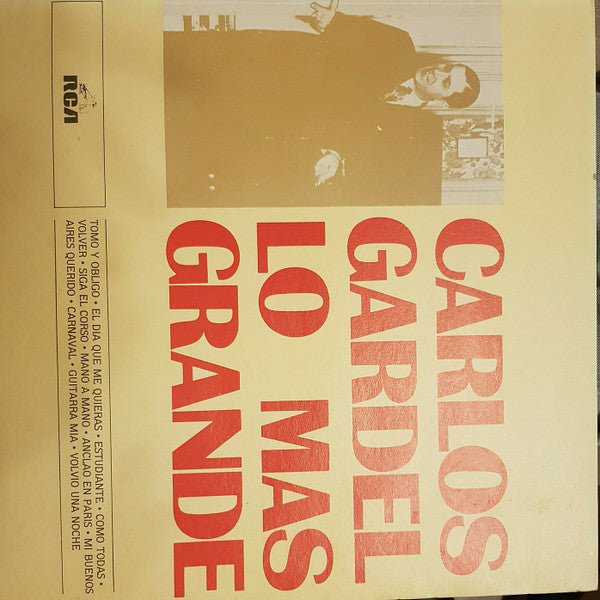 Master Release: Lo Más Grande by Carlos Gardel