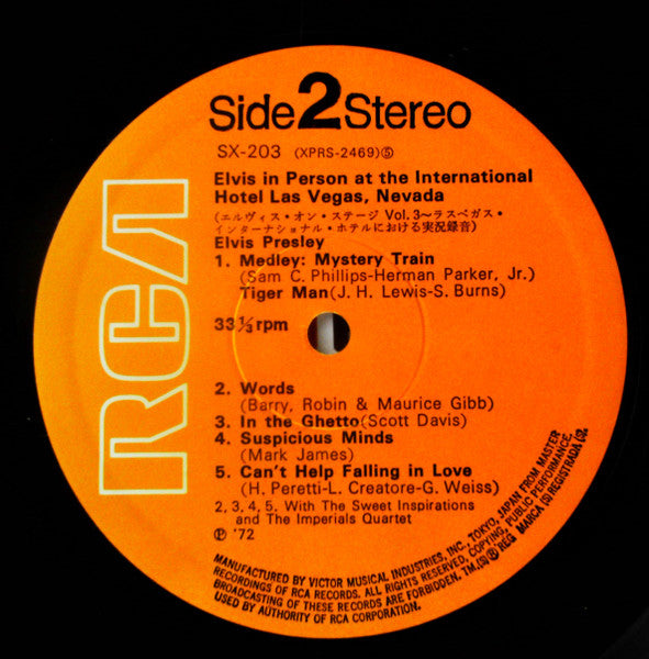 Elvis In Person At The International Hotel