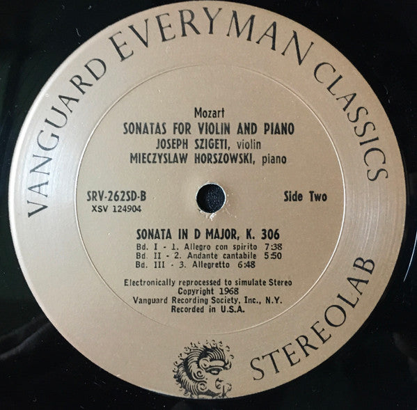 The Fifteen Sonatas For Violin And Piano  Vol. I