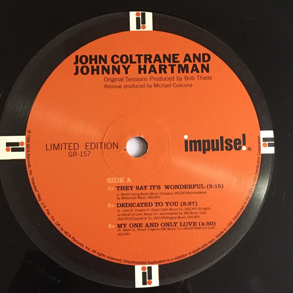 John Coltrane And Johnny Hartman