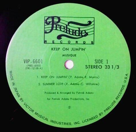 Master Release: Keep On Jumpin' by Musique