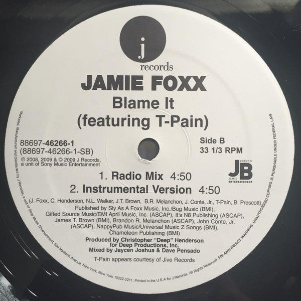 Master Release: Blame It by Jamie Foxx