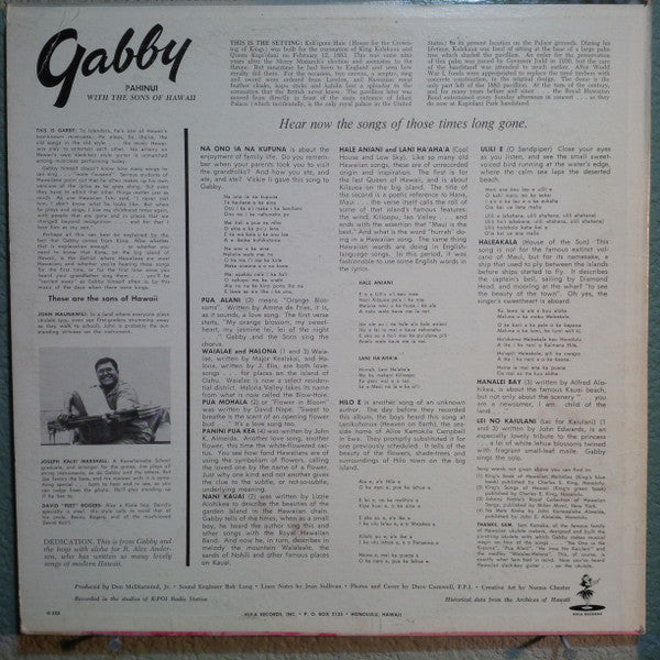 Master Release: Gabby Pahinui With The Sons Of Hawaii by Gabby Pahinui