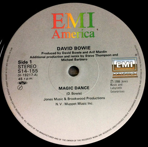 Release: Magic Dance (A Dance Mix)-Vinyl-Japan-1986-S14-155-3862407
