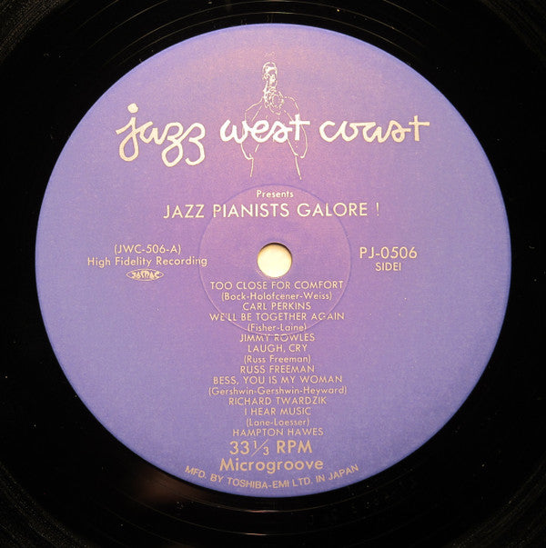 Jazz Pianists Galore