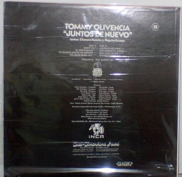 Master Release: Juntos De Nuevo by Tommy Olivencia