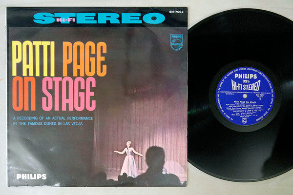 Patti Page On Stage