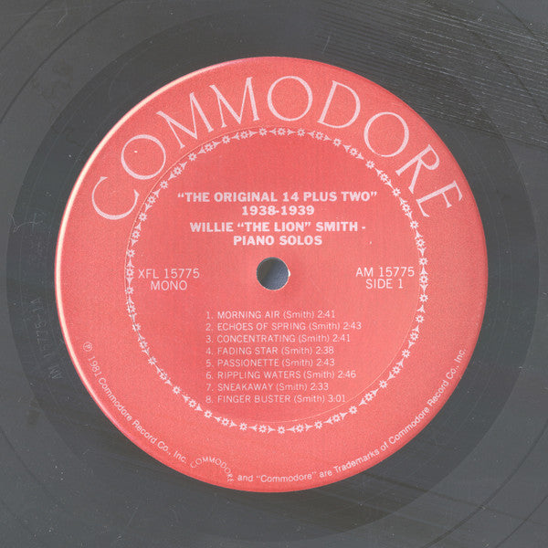 Master Release: The Original Fourteen Plus Two (1938–1939) by Willie "The Lion" Smith