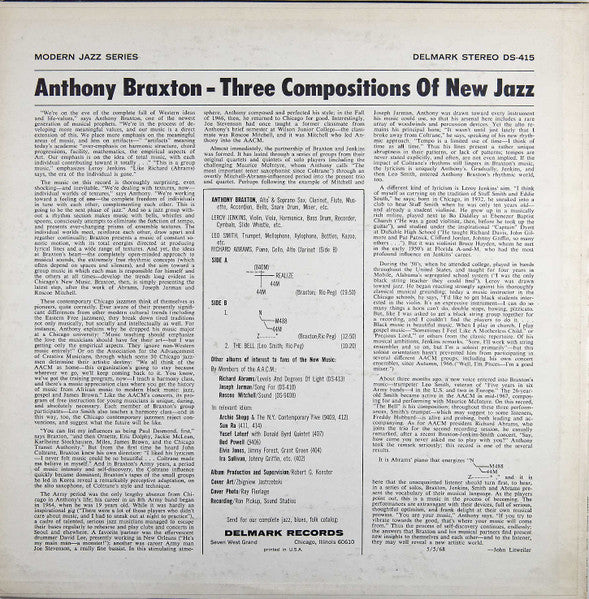 3 Compositions Of New Jazz