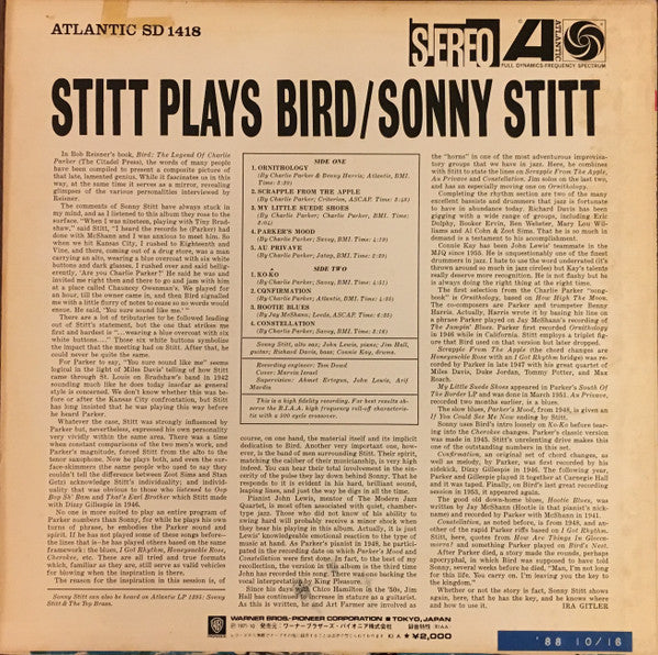 Stitt Plays Bird