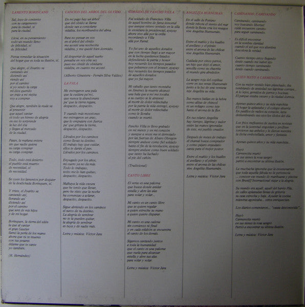 Release: Canto Libre-Vinyl-Spain-1978-17.1311/7-2727785