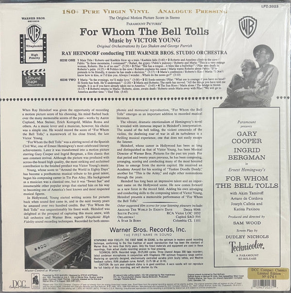 Release: For Whom The Bell Tolls-Vinyl-US-1996-LPZ-2023-9687930