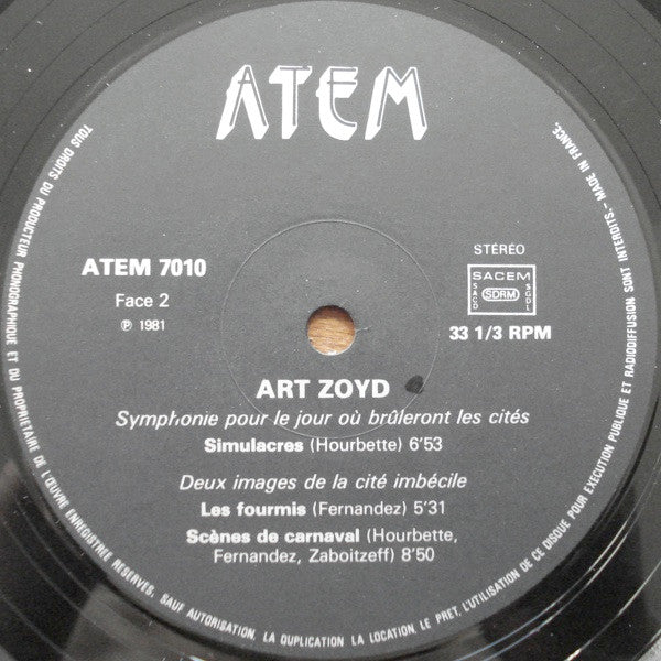 Symphonie Pour Le Jour Où Brûleront Les Cités