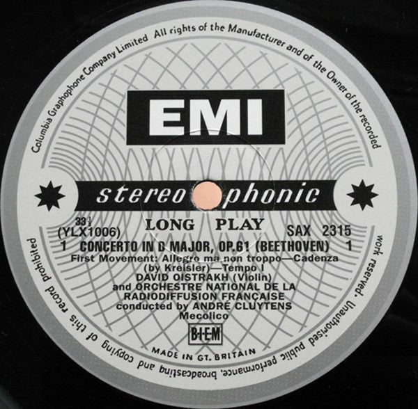 Violinkonzert D-Dur Op. 61