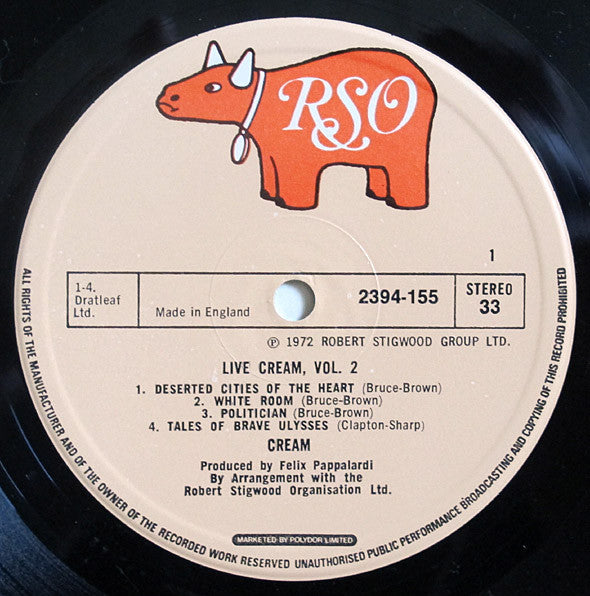 Live Cream Volume II